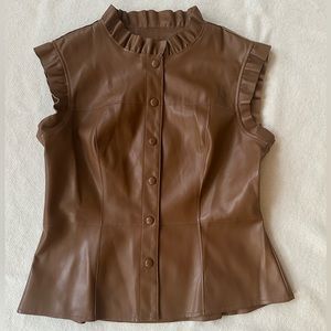 Marc New York Vegan Leather Vest